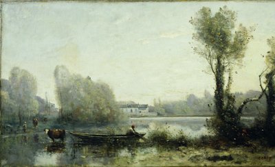 アヴレイ市 作： Jean Baptiste Camille Corot